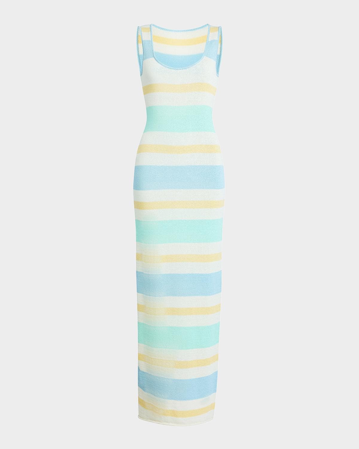 SEROYA Jasmine Striped Knit Maxi Dress