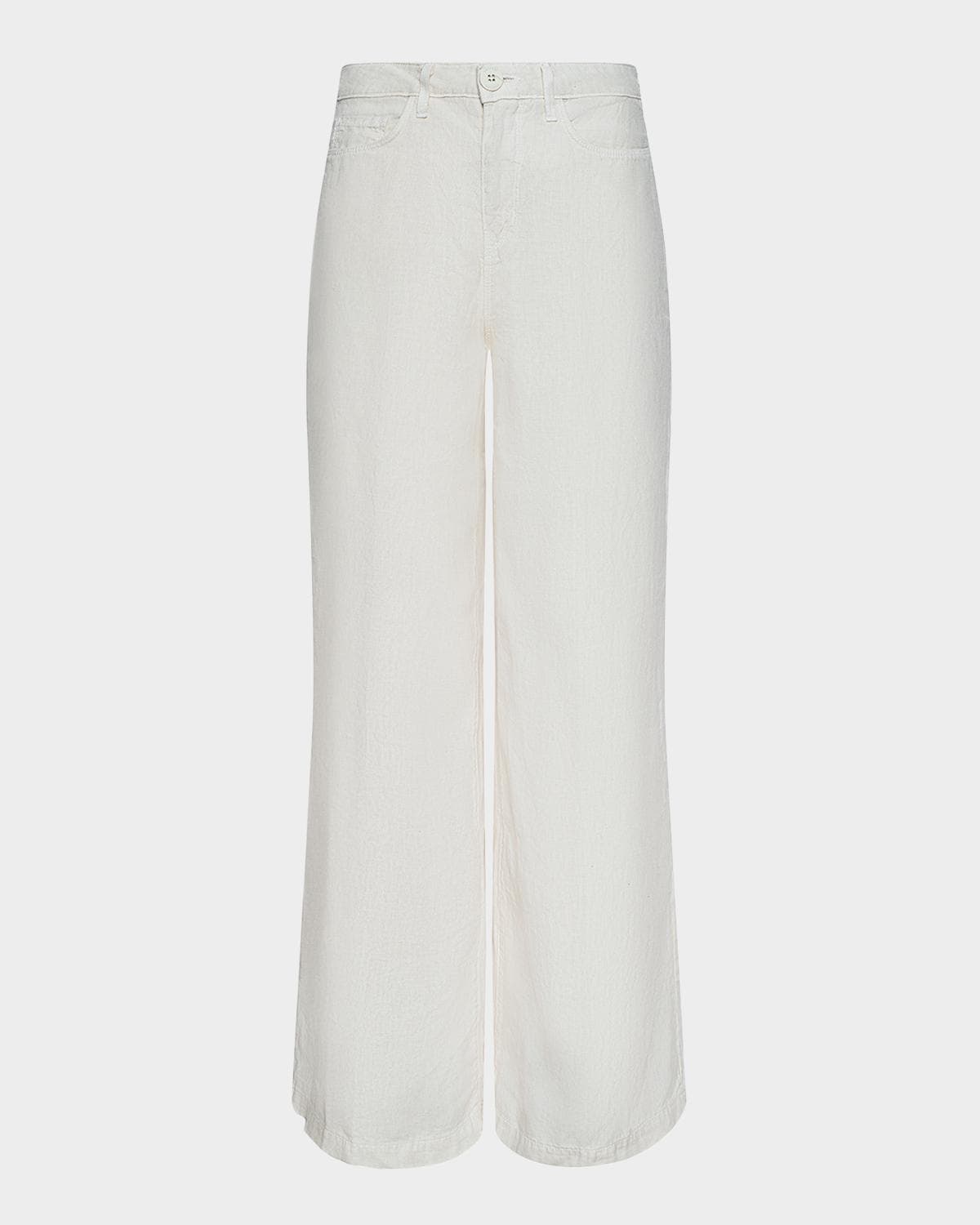 L 'AGENCE Amara High-Rise Wide-Leg Linen Pants