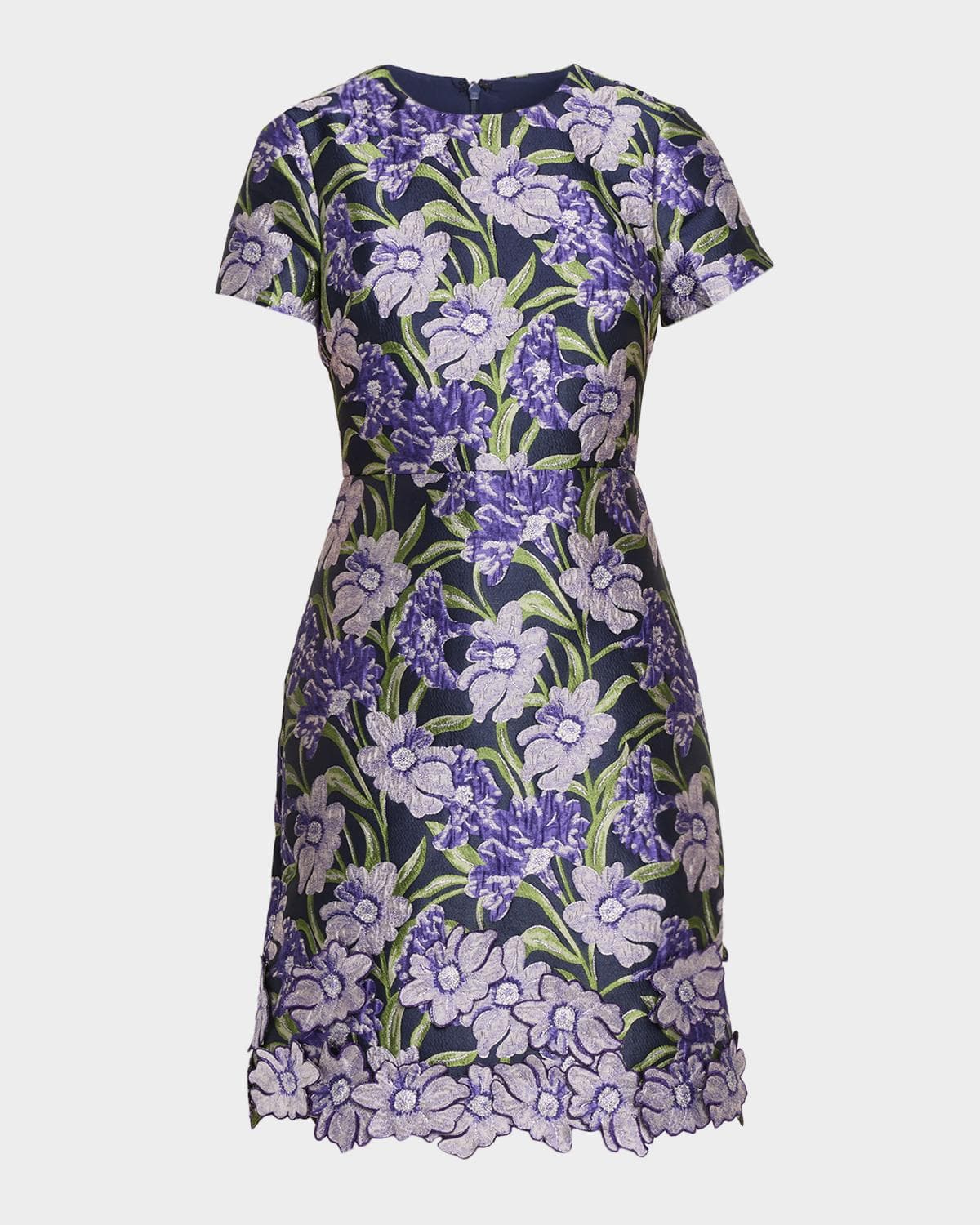 Theia Serenza Jacquard Mini Dress · 4