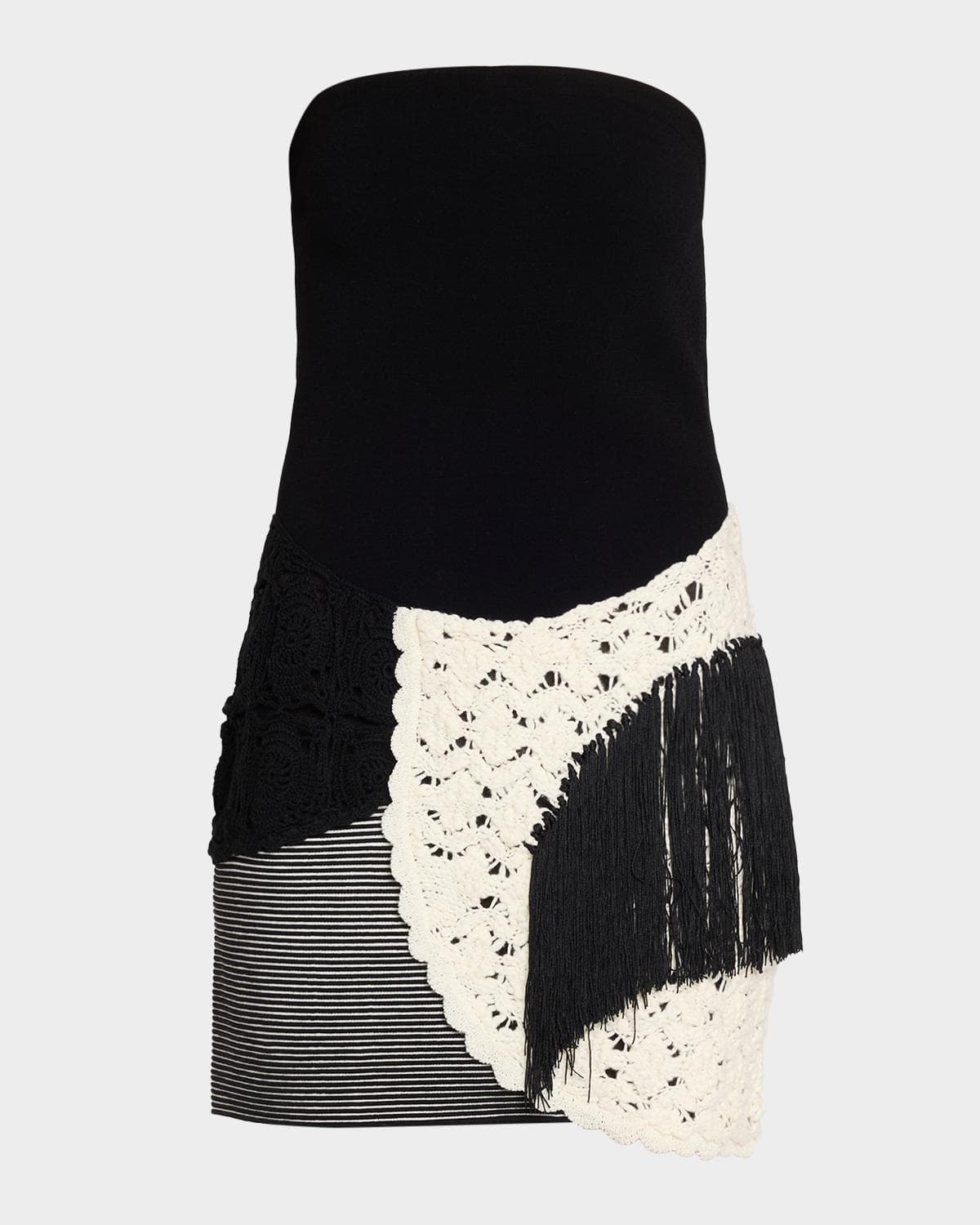 Et Ochs Florence Strapless Embellished Mini Dress