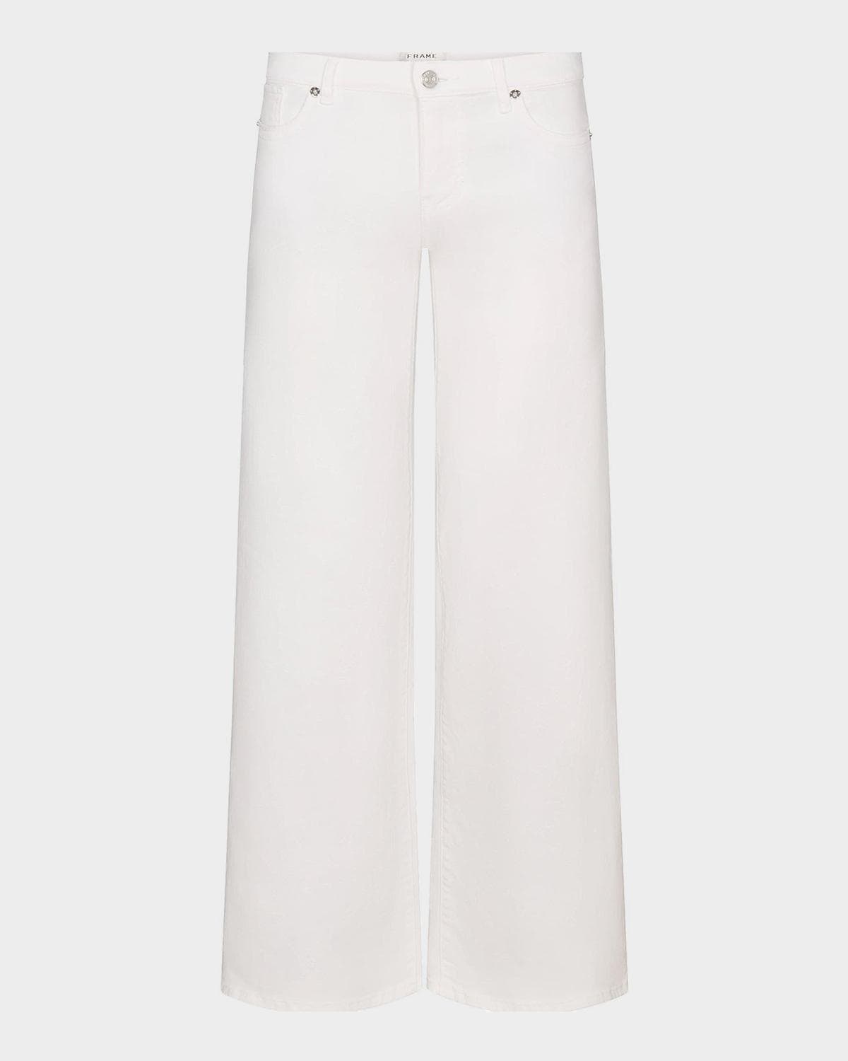FRAME Low-Rise Le Slim Palazzo Jeans