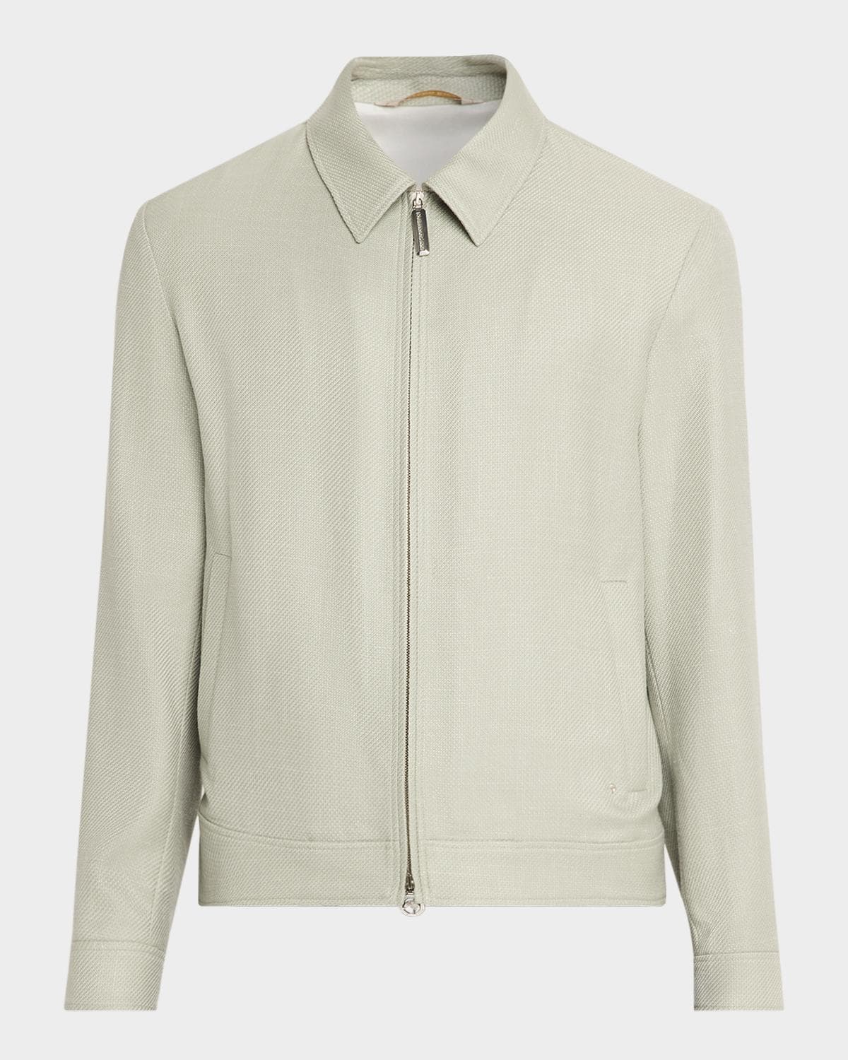 Stefano Ricci Men's Textured Cashmere-Blend Zip Jacket