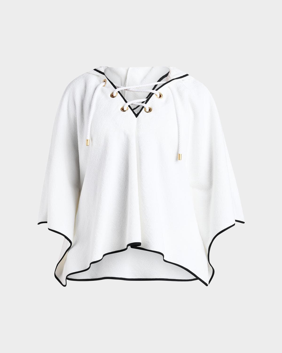 L 'AGENCE Demeter Cotton Terry Cover-Up Poncho