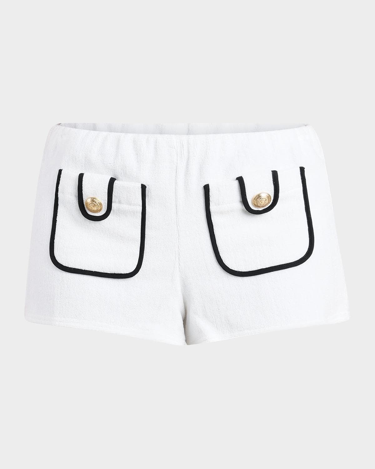 L 'AGENCE Amiya Cotton Terry Shorts