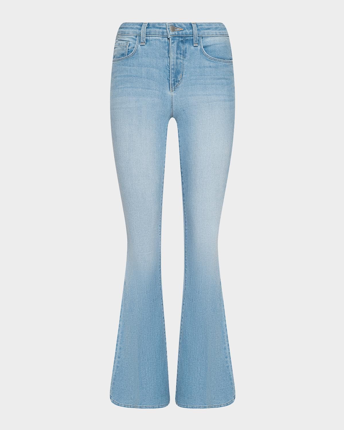 L 'AGENCE Taney Low-Rise Sneaker Flare Jeans