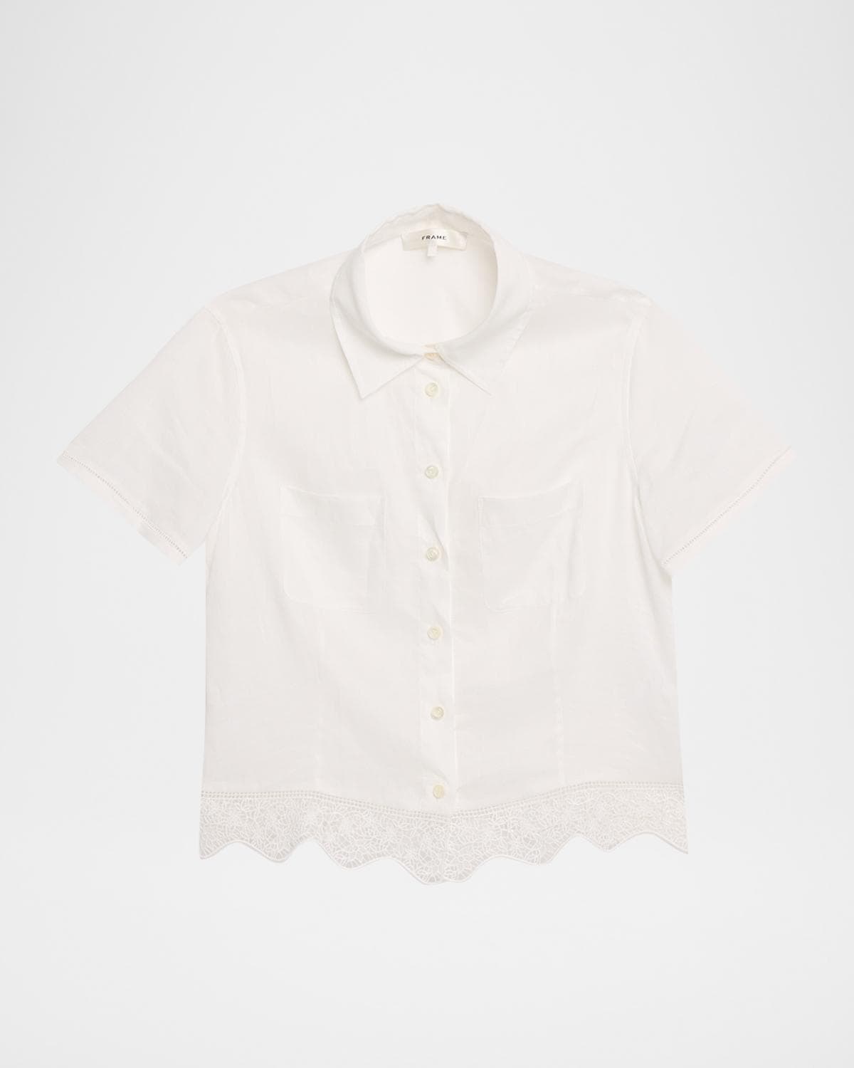 FRAME The Embroidered Seaside Shirt