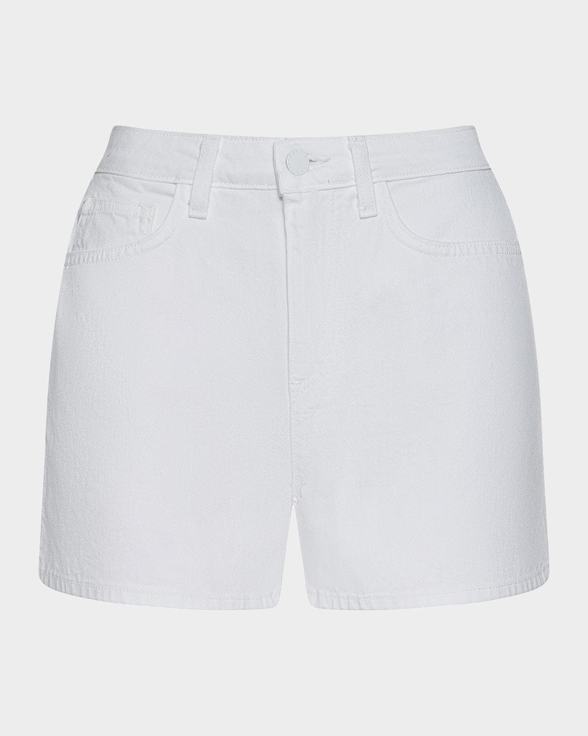 L 'AGENCE Lissania Ultra-High Rise Denim Shorts
