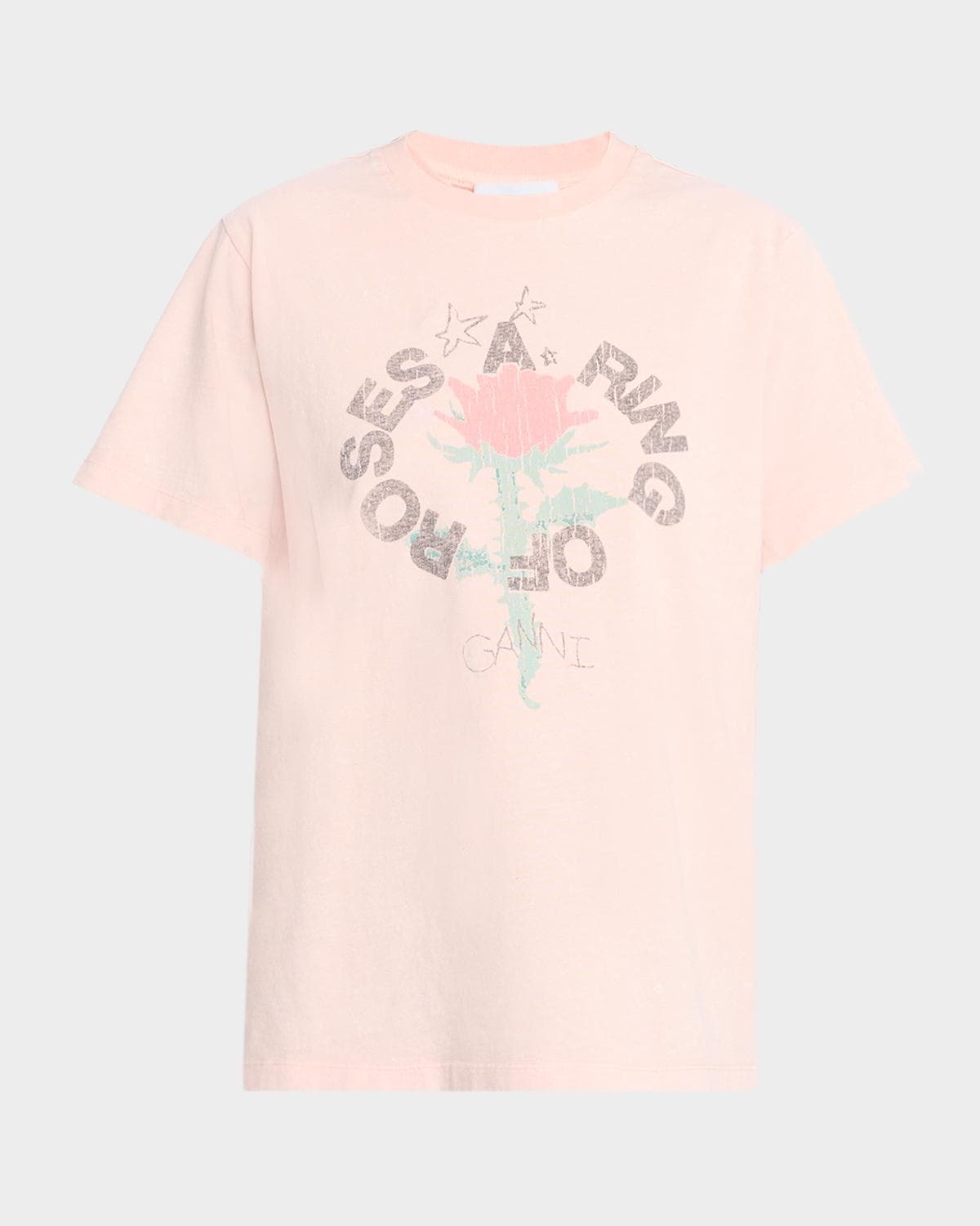 Ganni Crewneck Graphic Tee