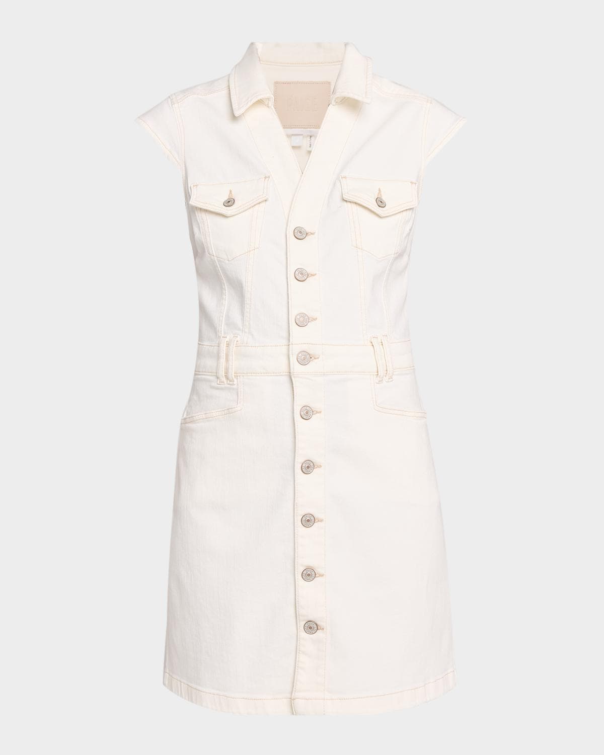 PAIGE Jaxsyn Denim Mini Dress