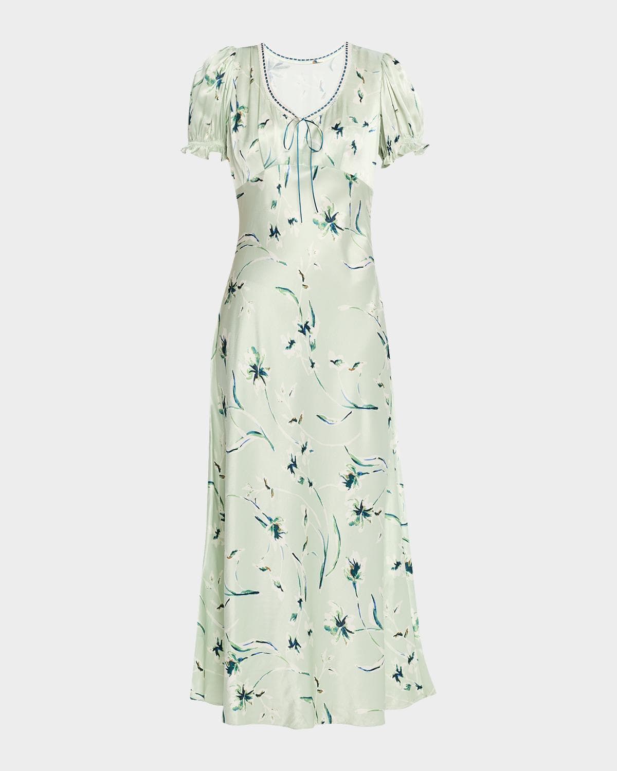 Rails Allison Satin Crepe Maxi Dress