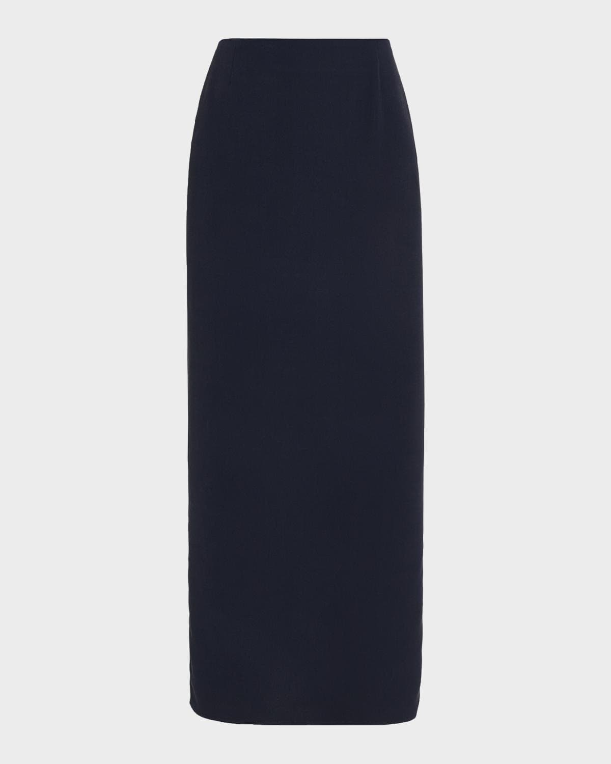 Lafayette 148 New York Straight Viscose-Silk Maxi Skirt