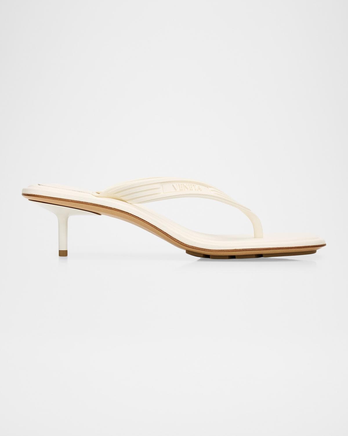Bottega Veneta 50mm Sampieri Kitten-Heel Sandals