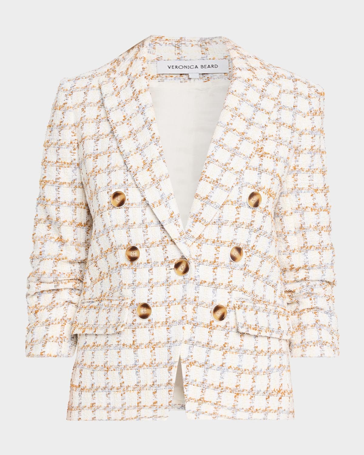 Veronica Beard Ryland Tweed Dickey Jacket
