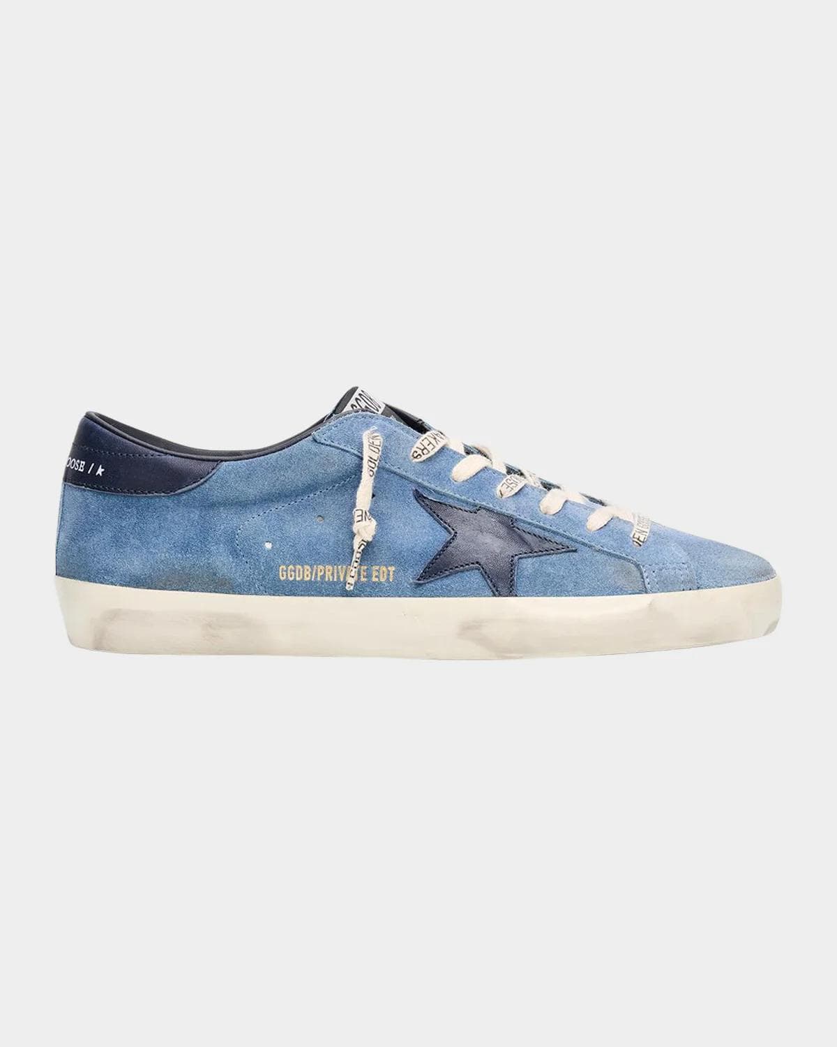 Golden Goose Men's Super-Star Suede Low-Top Sneakers
