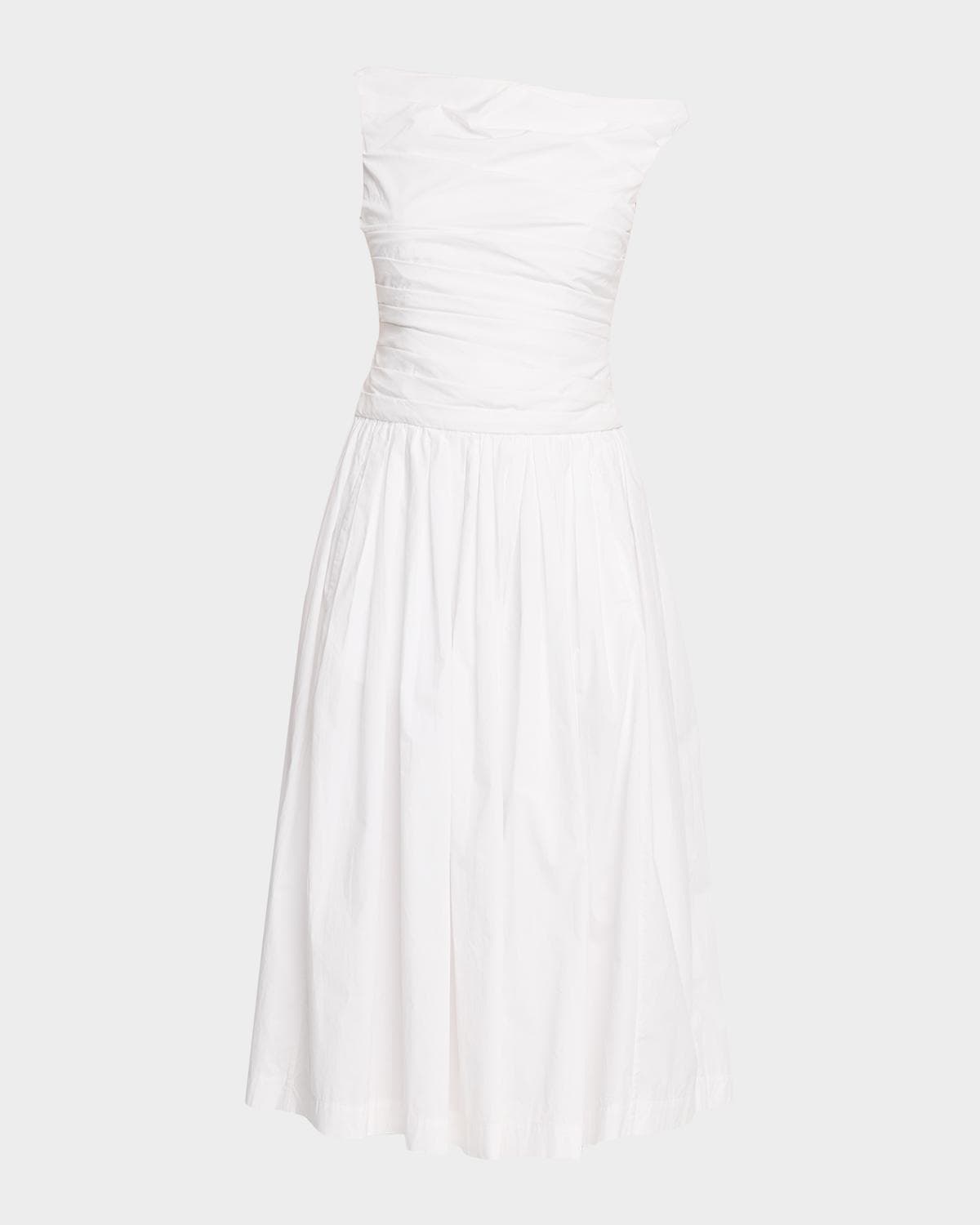 Cara Cara Zora A-Line Poplin Midi Dress