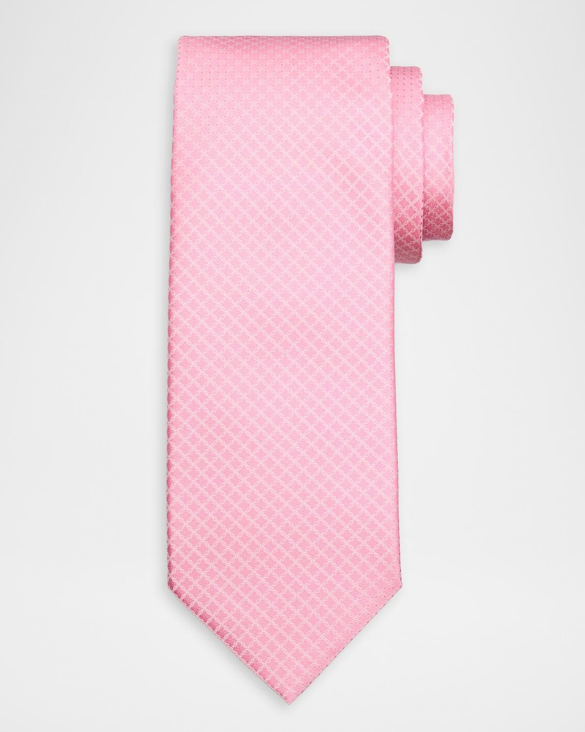 Stefano Ricci Men's Diamond Check Silk Tie