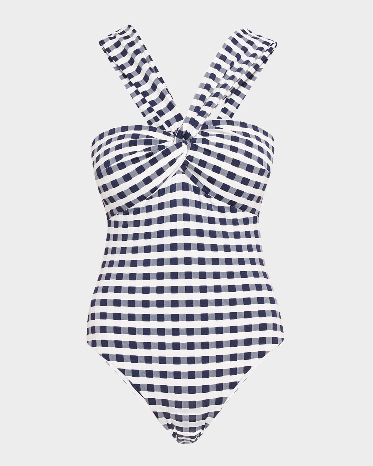 Milly Betsy Cottage Jacquard One-Piece Swimsuit
