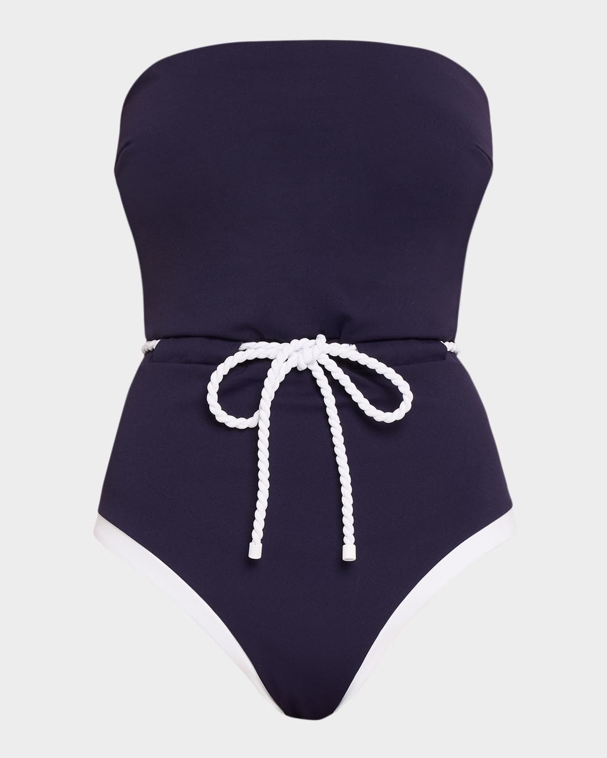 Milly Solid Belted One-Piece Swimsuit