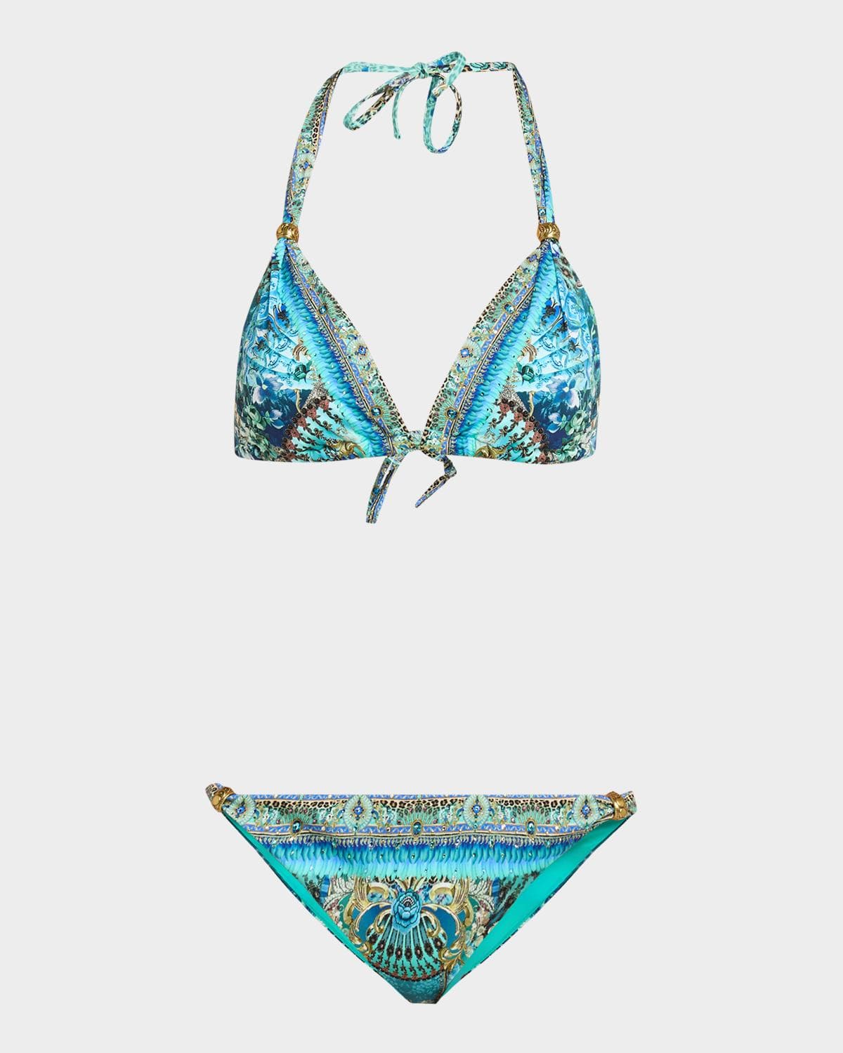 Camilla Flamenco Euphoria Triangle Two-Piece Swimsuit