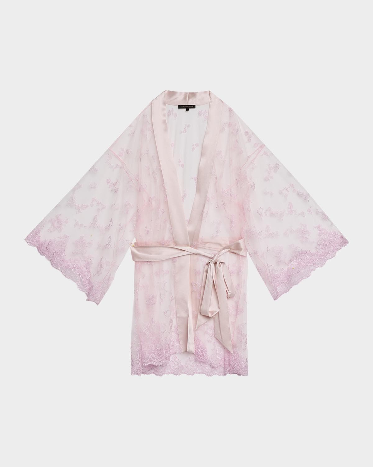 Kiki De Montparnasse Juliette Embroidered Lace Robe