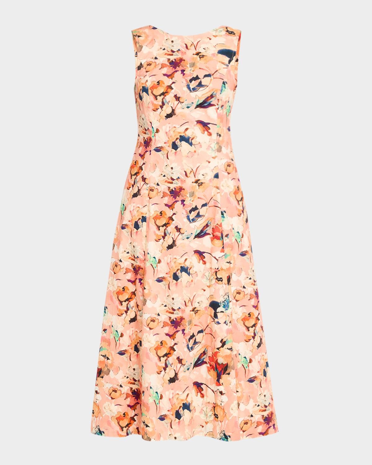 Ulla Johnson Georgie Floral Cotton Midi Dress