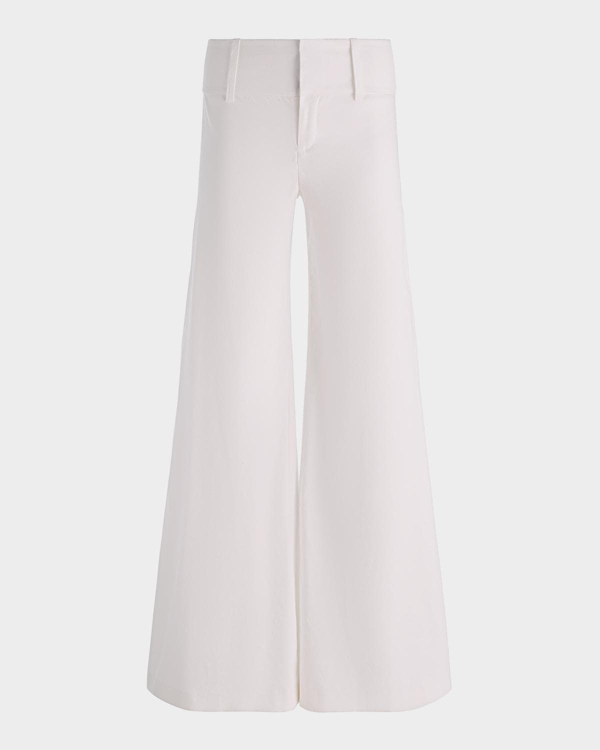 ALICE + OLIVIA Olivia Low-Rise Wide-Leg Pants