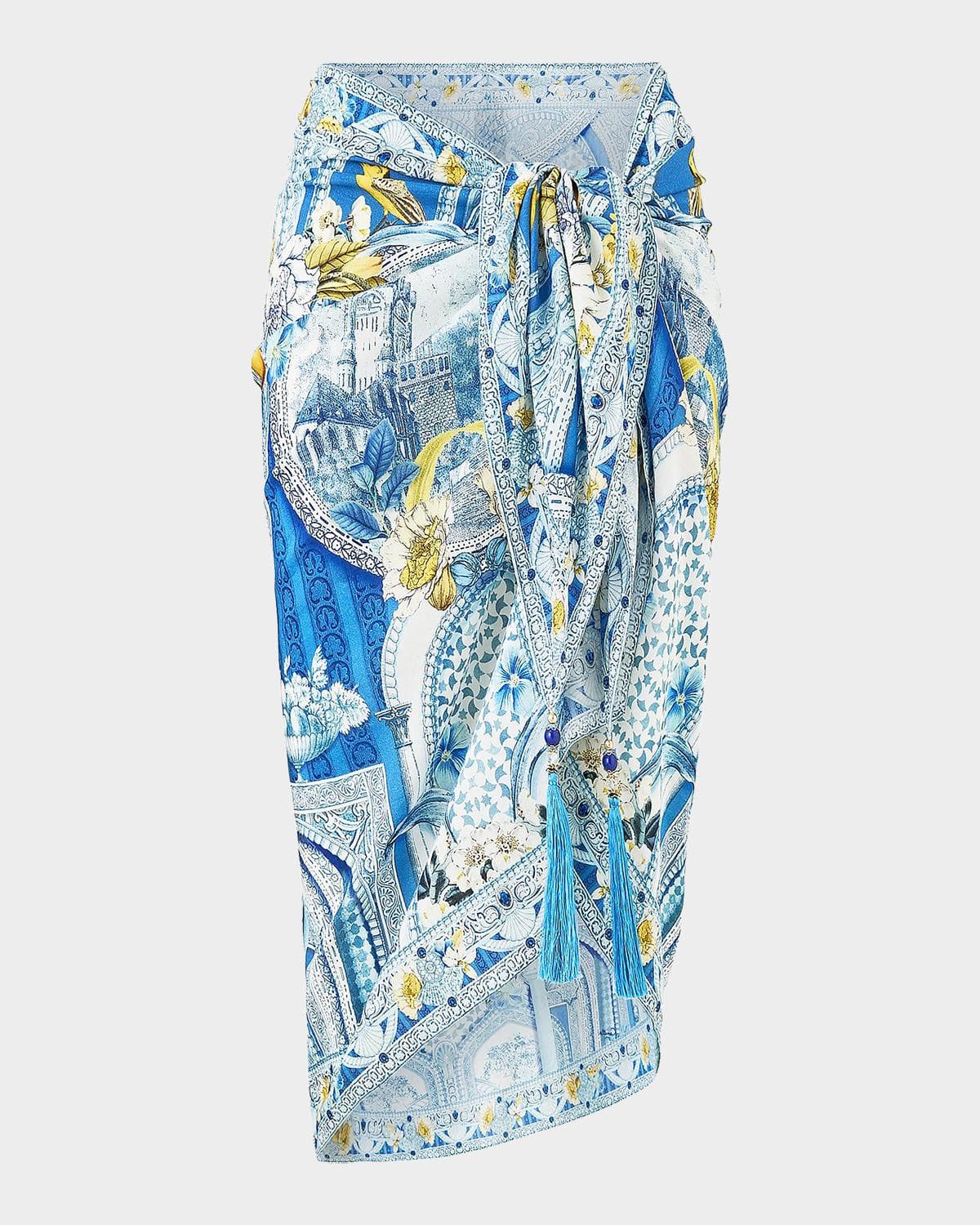 Camilla De Nada Granada Short Sarong Coverup