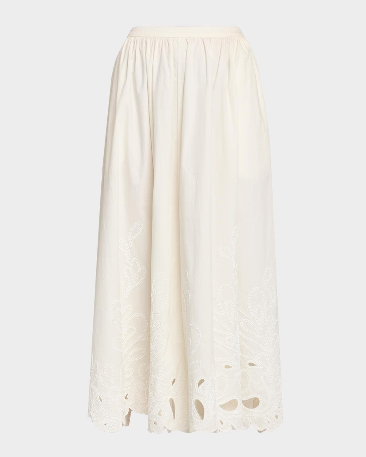 Cinq à Sept Espe Paisley Bloom Midi Skirt