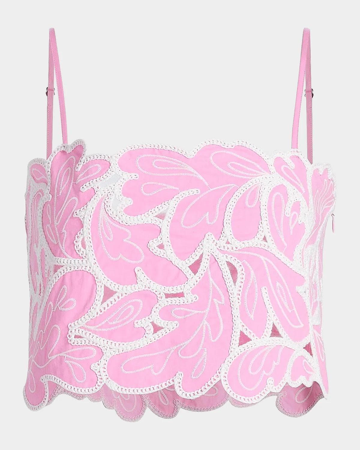 Cinq à Sept Caterina Paisley Bloom Crop Top