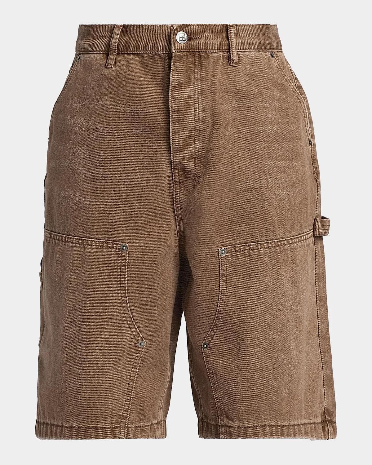 Ksubi Men's Stretch-Cotton Denim Shorts