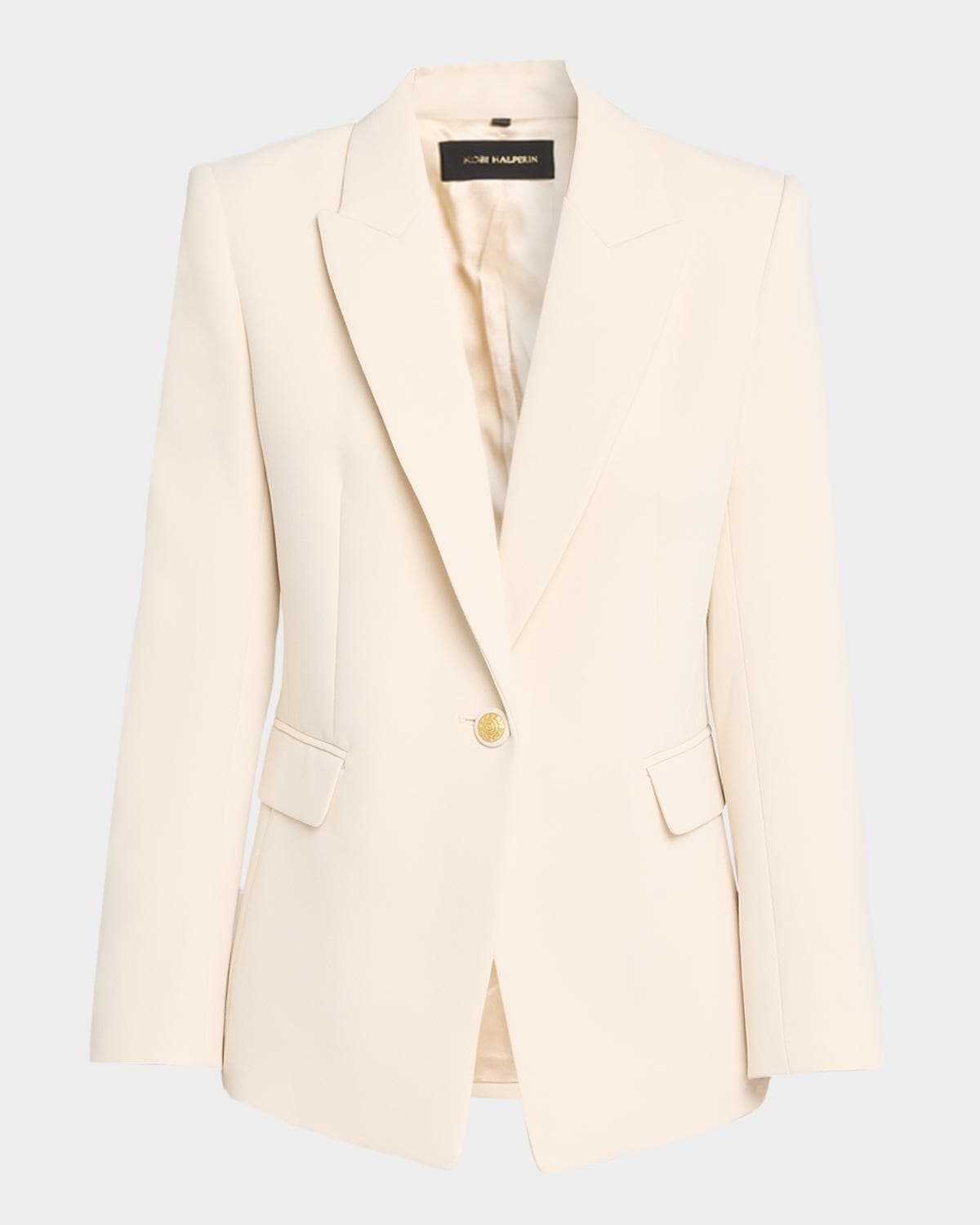 Kobi Halperin Rue Single-Button Crepe Jacket