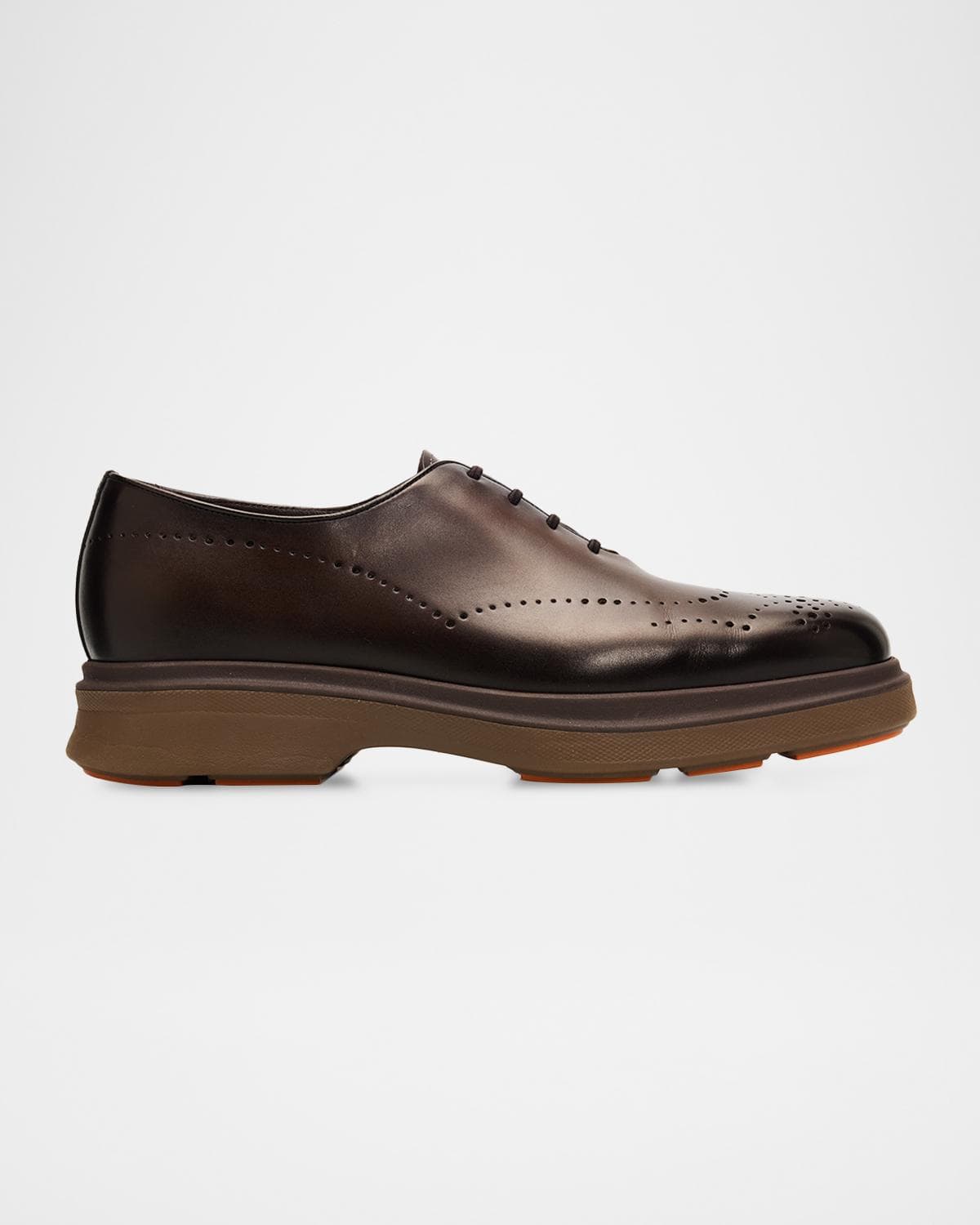 Santoni Men's Easy Nova Leather Brogue Oxford Shoes