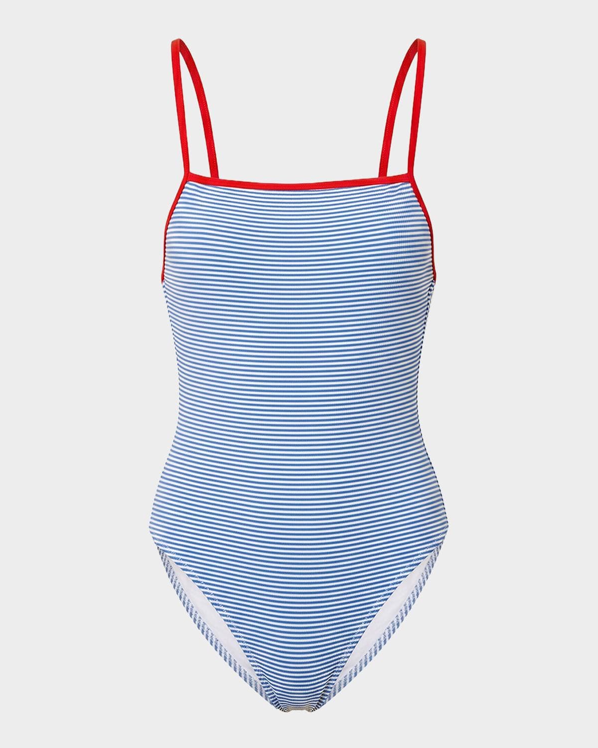 Solid and Striped The Renna Striped One-Piece Swimsuit