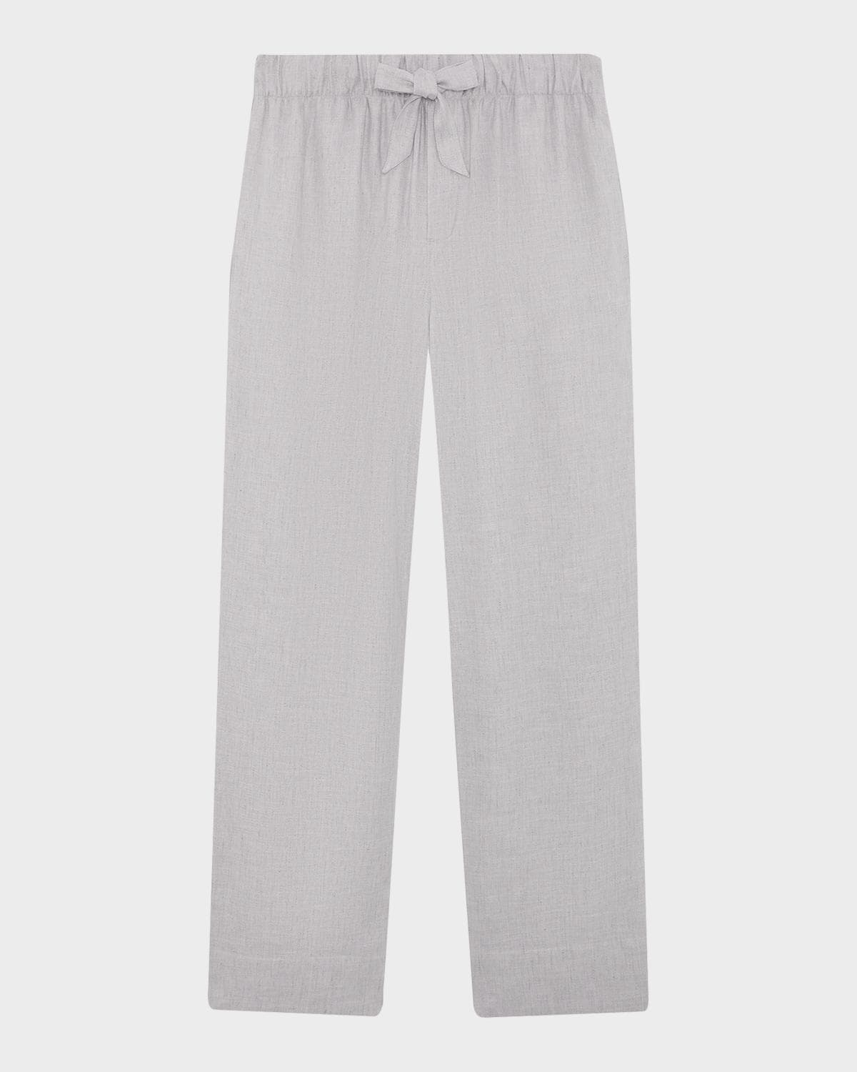 Frescobol Carioca Men's Oscar Linen & Cotton Drawstring Trousers
