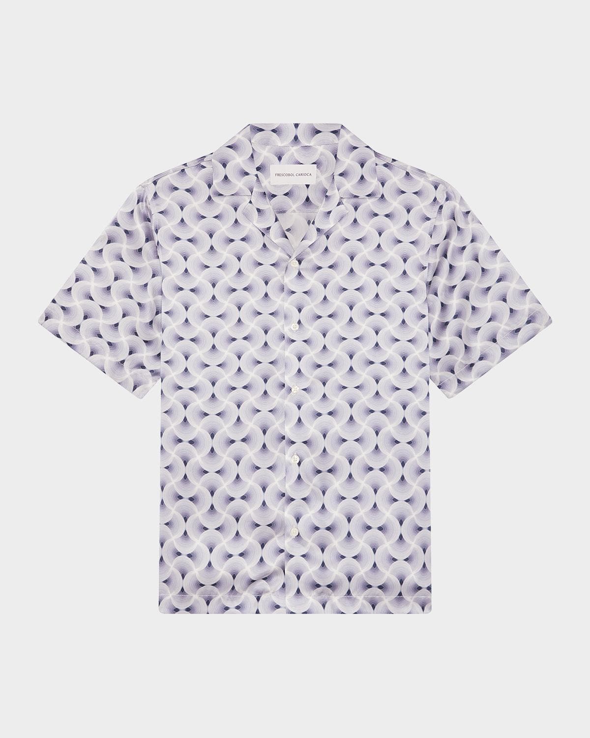 Frescobol Carioca Men's Roberto Silk Short-Sleeve Shirt