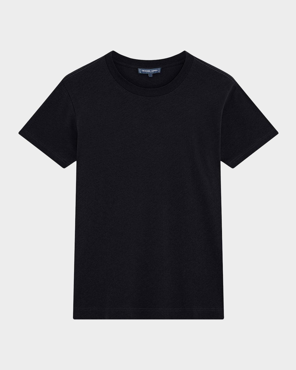 Frescobol Carioca Men's Dinis Cotton and Linen Crewneck T-Shirt