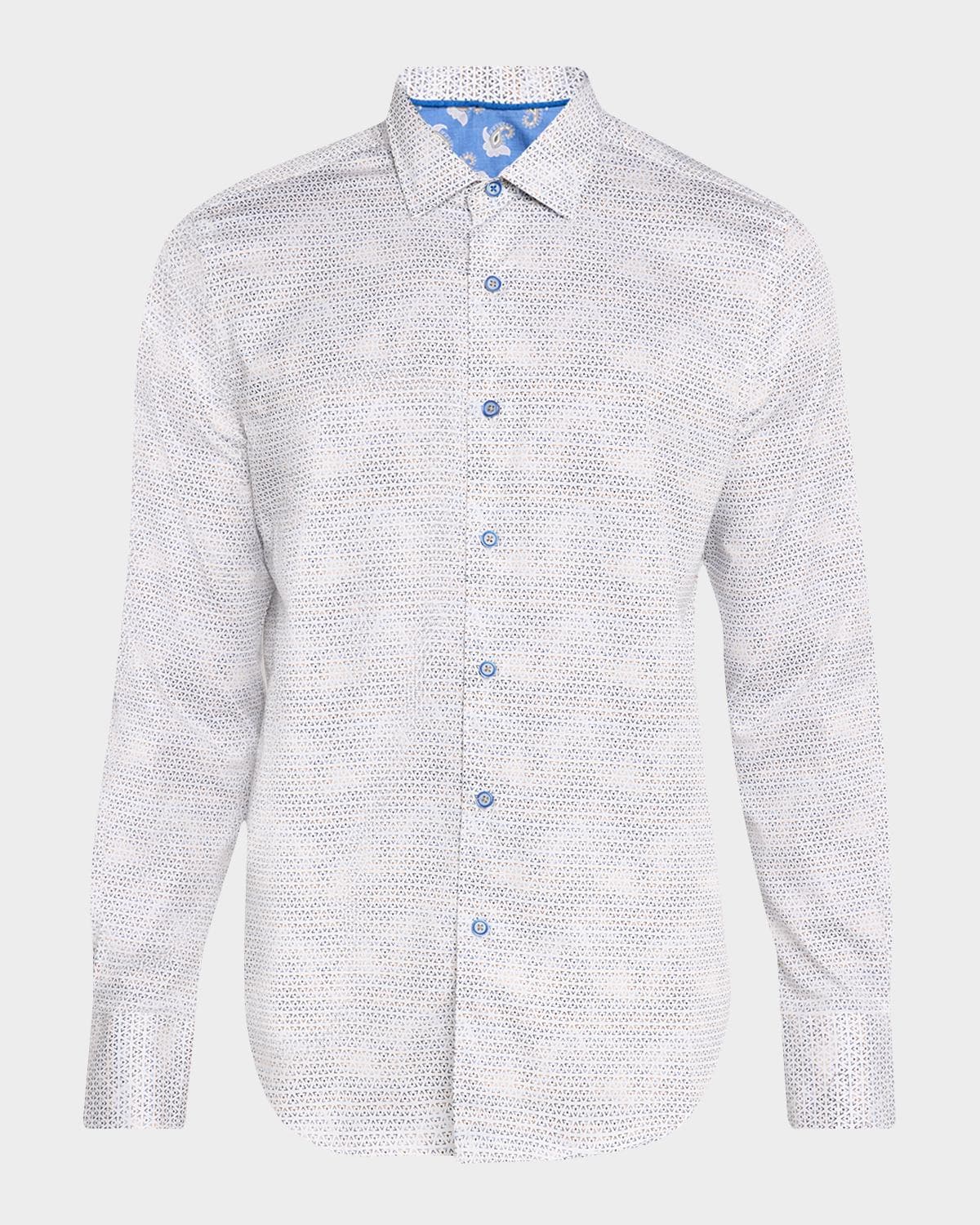 Robert Graham Men's Akehurst Geometric Stretch Sport Shirt