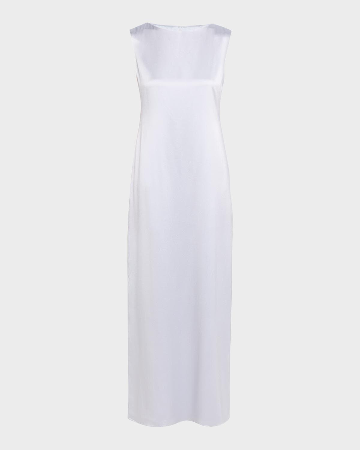TWP Simple Twist of Fate Crepe-Back Satin Dress