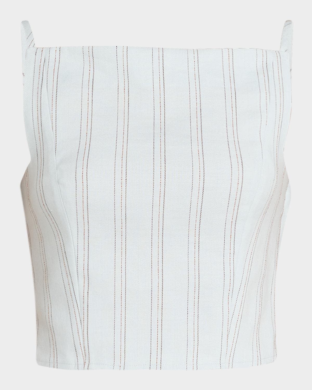 A.L.C. Elliott Stripe Linen Crop Top