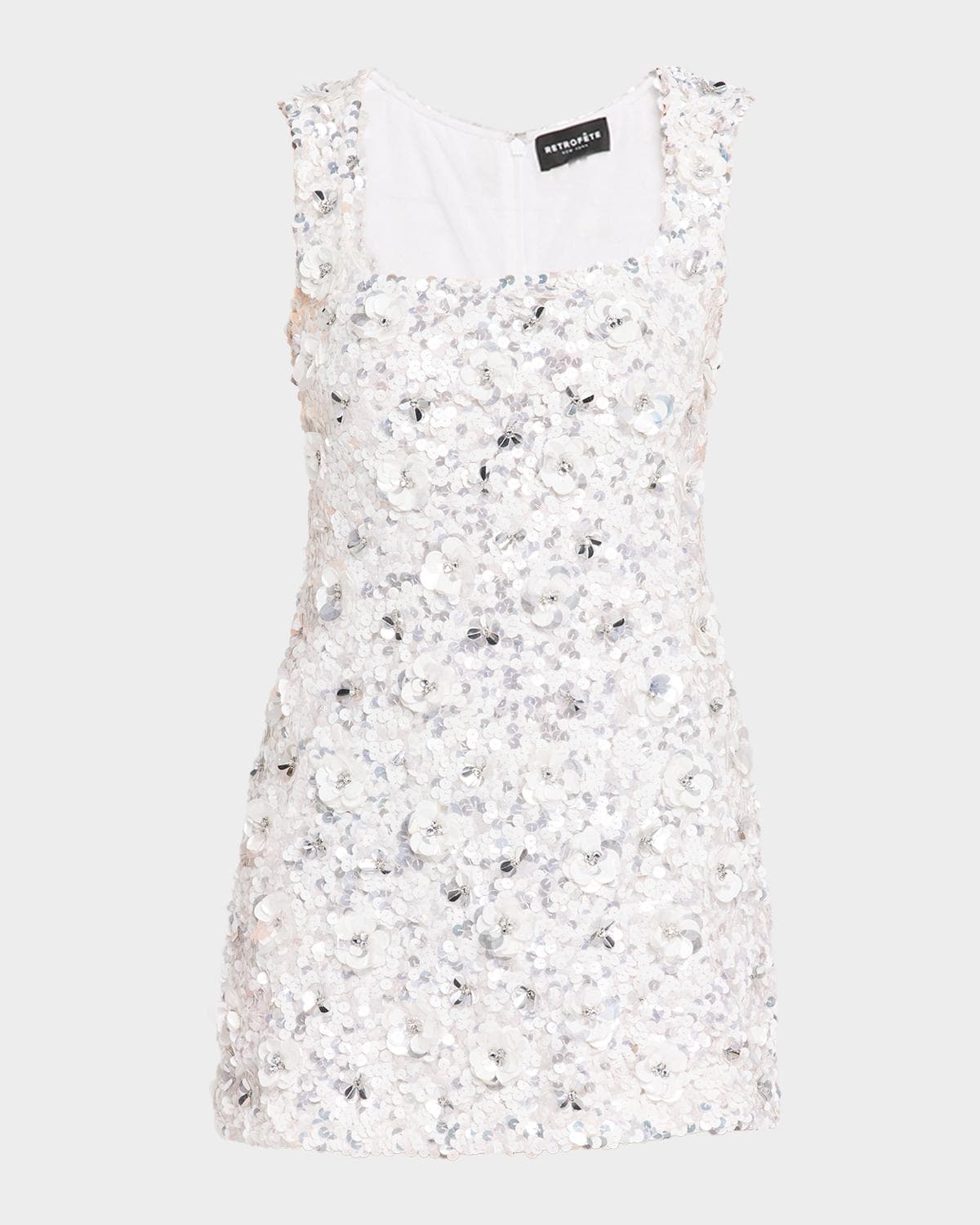 Retrofête Sadlyn Floral Sequined Mini Dress