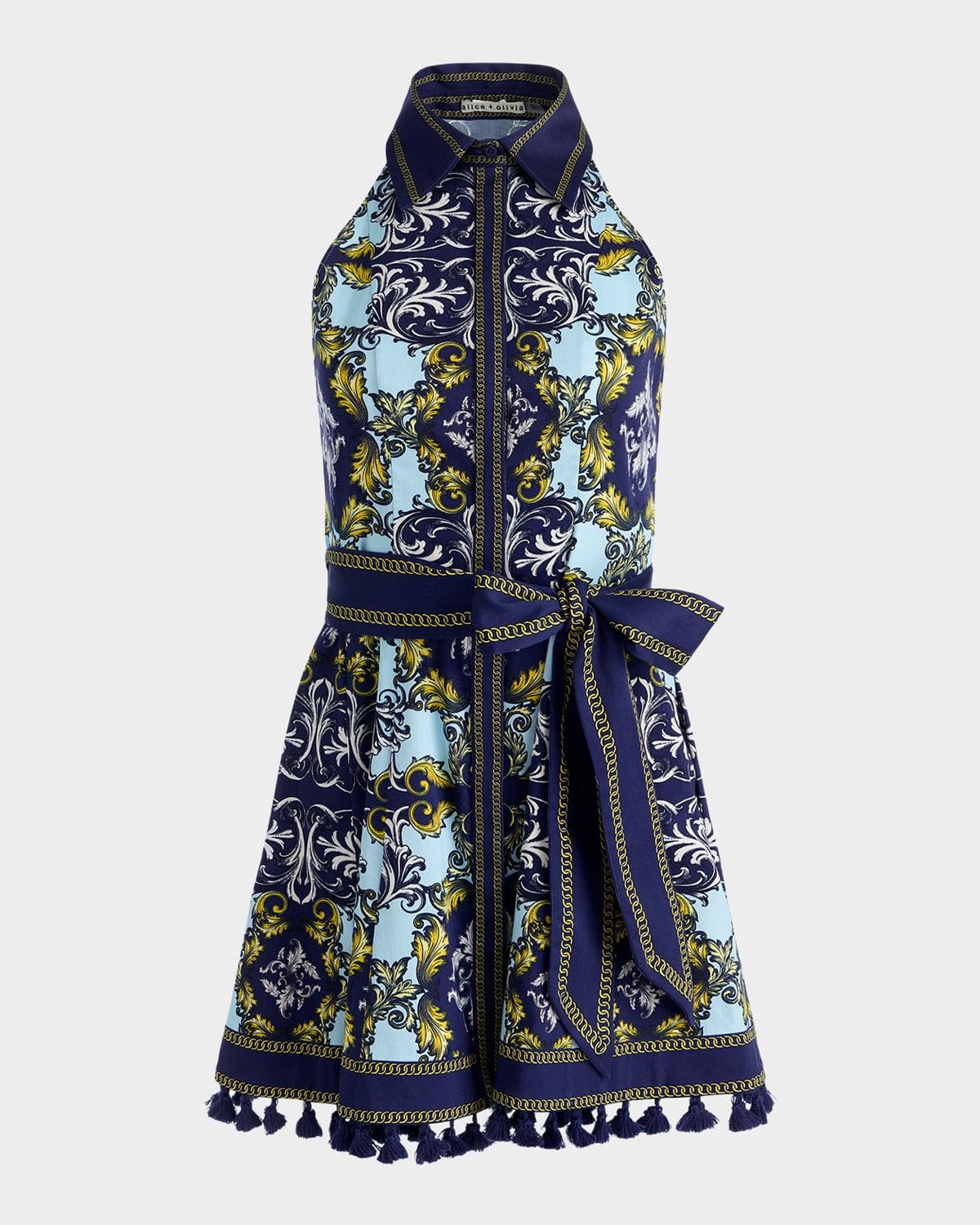 ALICE + OLIVIA Lucy Sleeveless Mini Dress