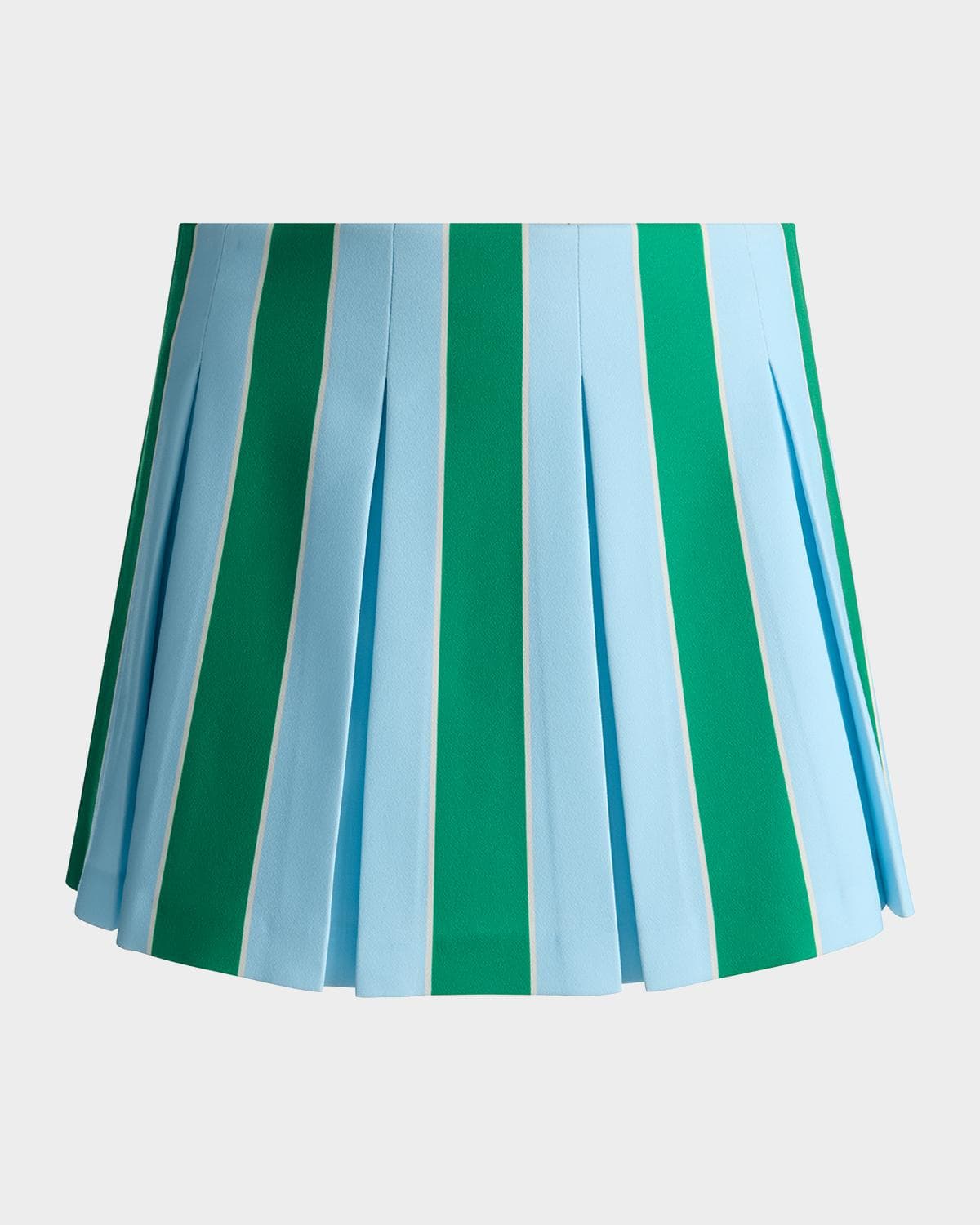 ALICE + OLIVIA Emilie Low-Rise Pleated Mini Skirt