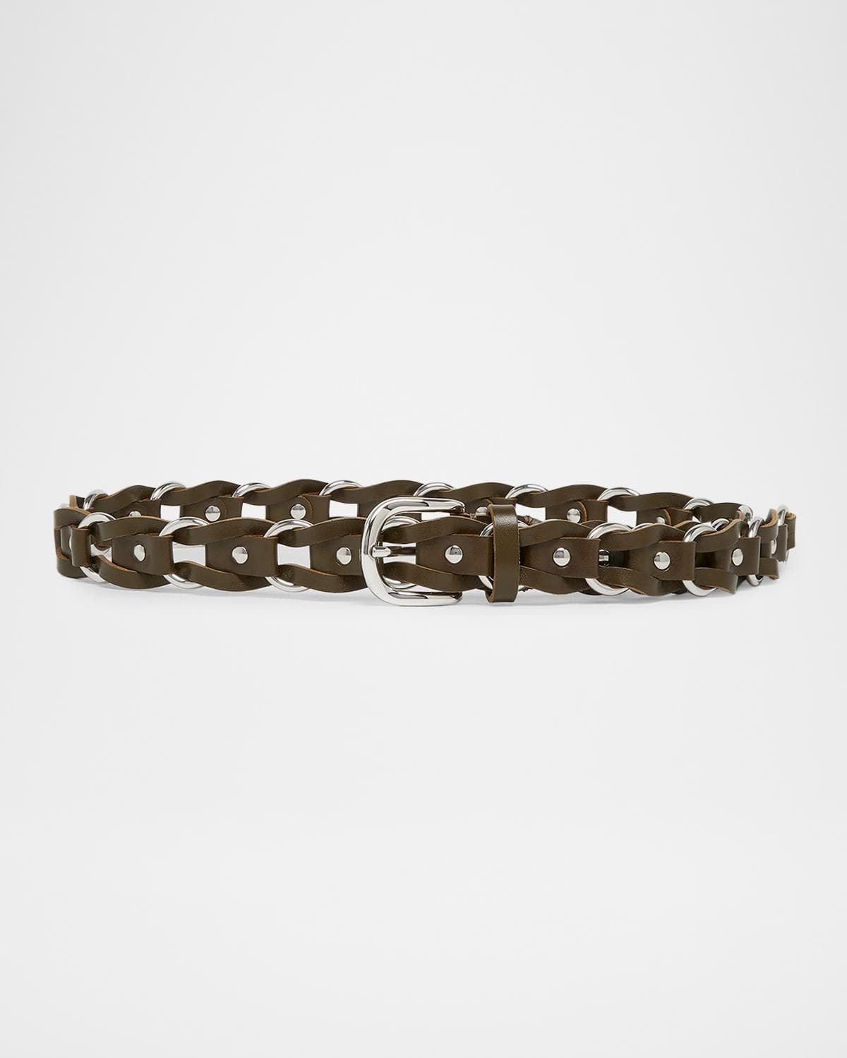 Isabel Marant Bali Woven Leather Belt