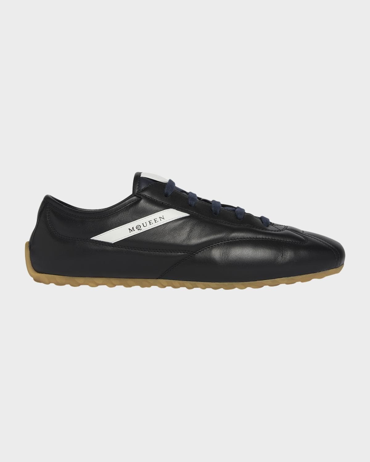 McQueen Men's Boxe Nappa Leather Low-Top Sneakers