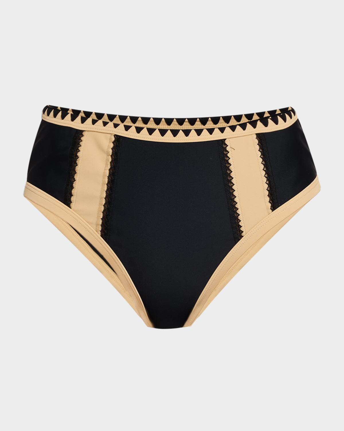 Ramy Brook Mallory High-Waist Bikini Bottoms