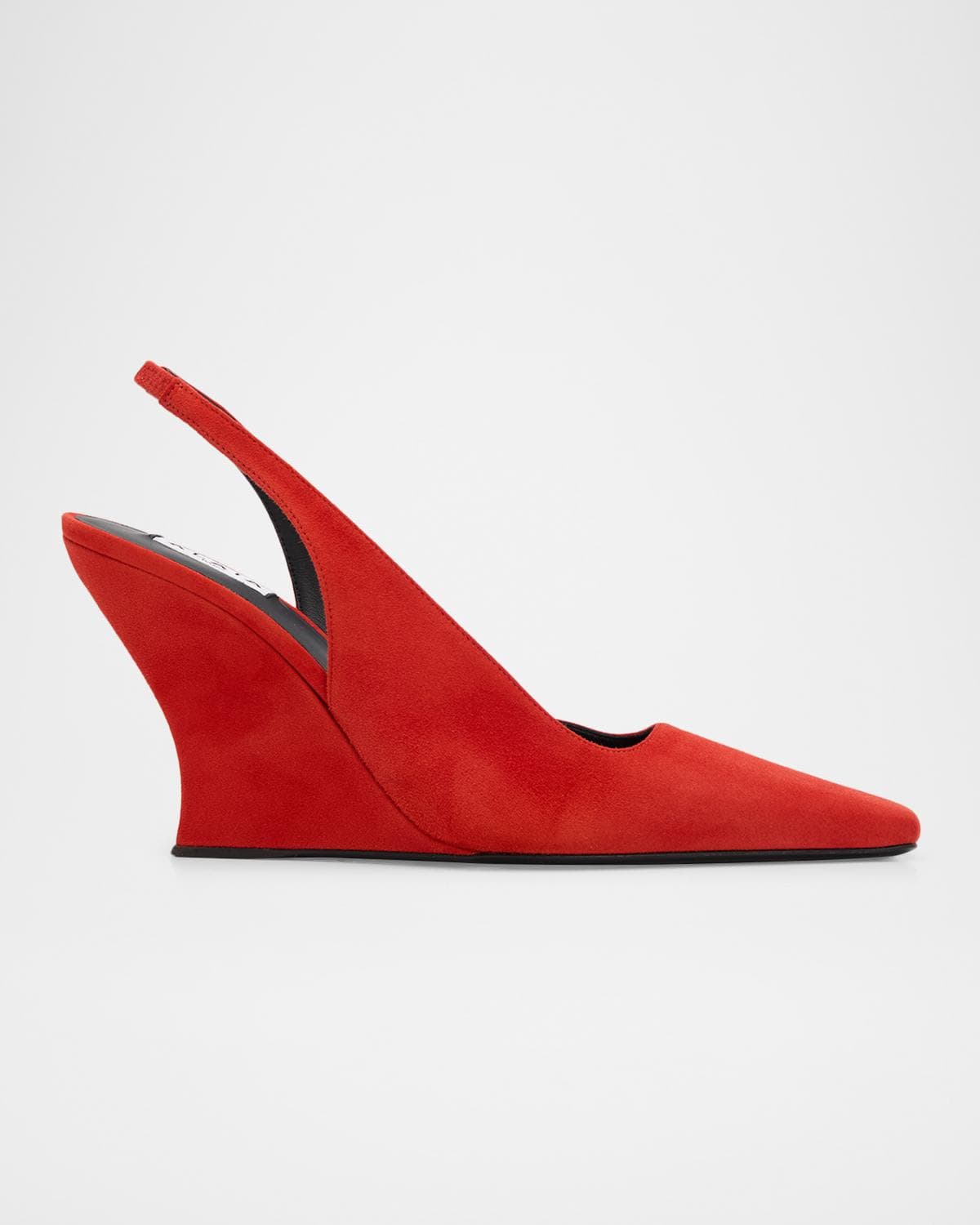 ALAÏA 90mm Suede Slingback Pumps