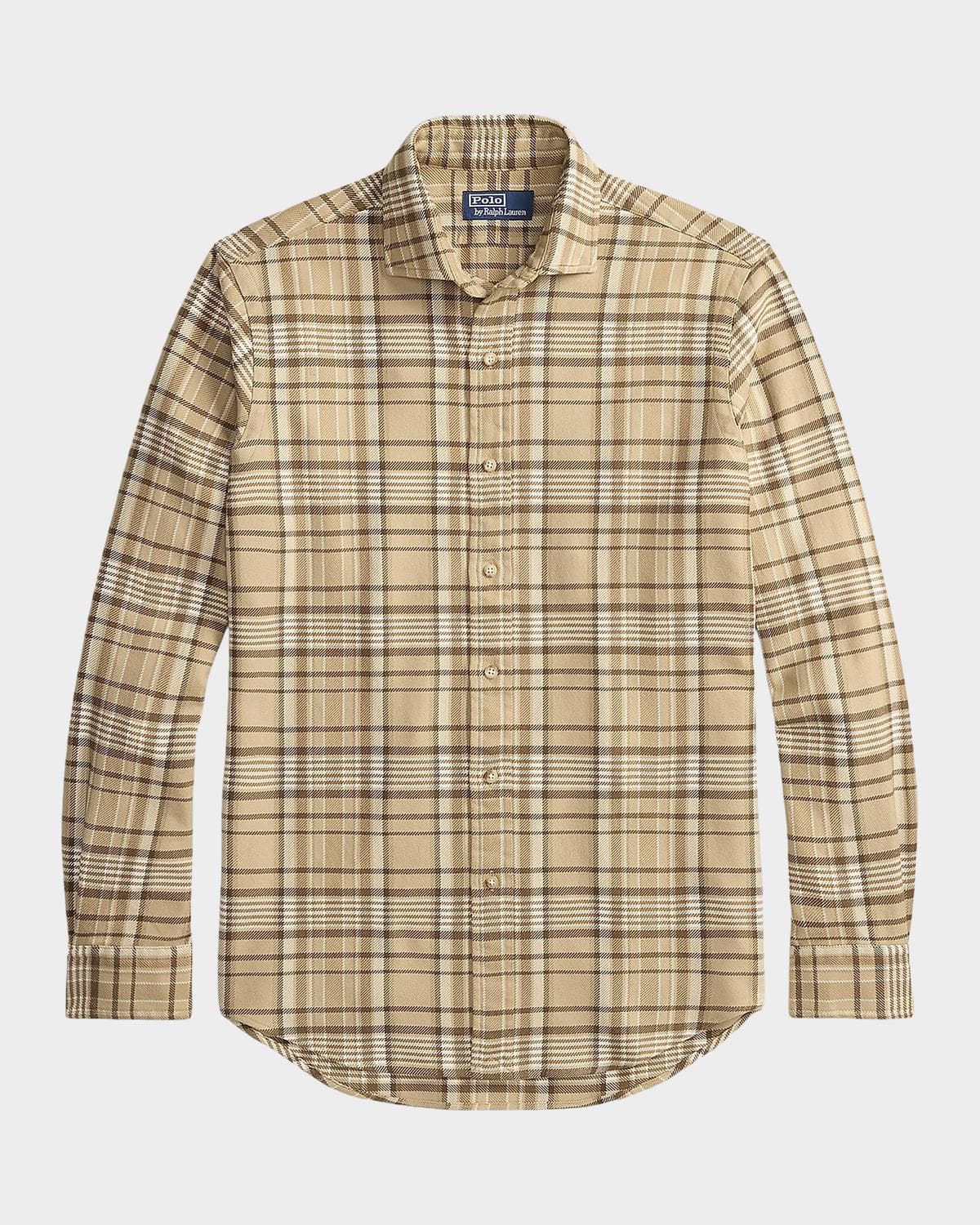 Polo Ralph Lauren Men's Classic Fit Plaid Flannel Button-Down Shirt