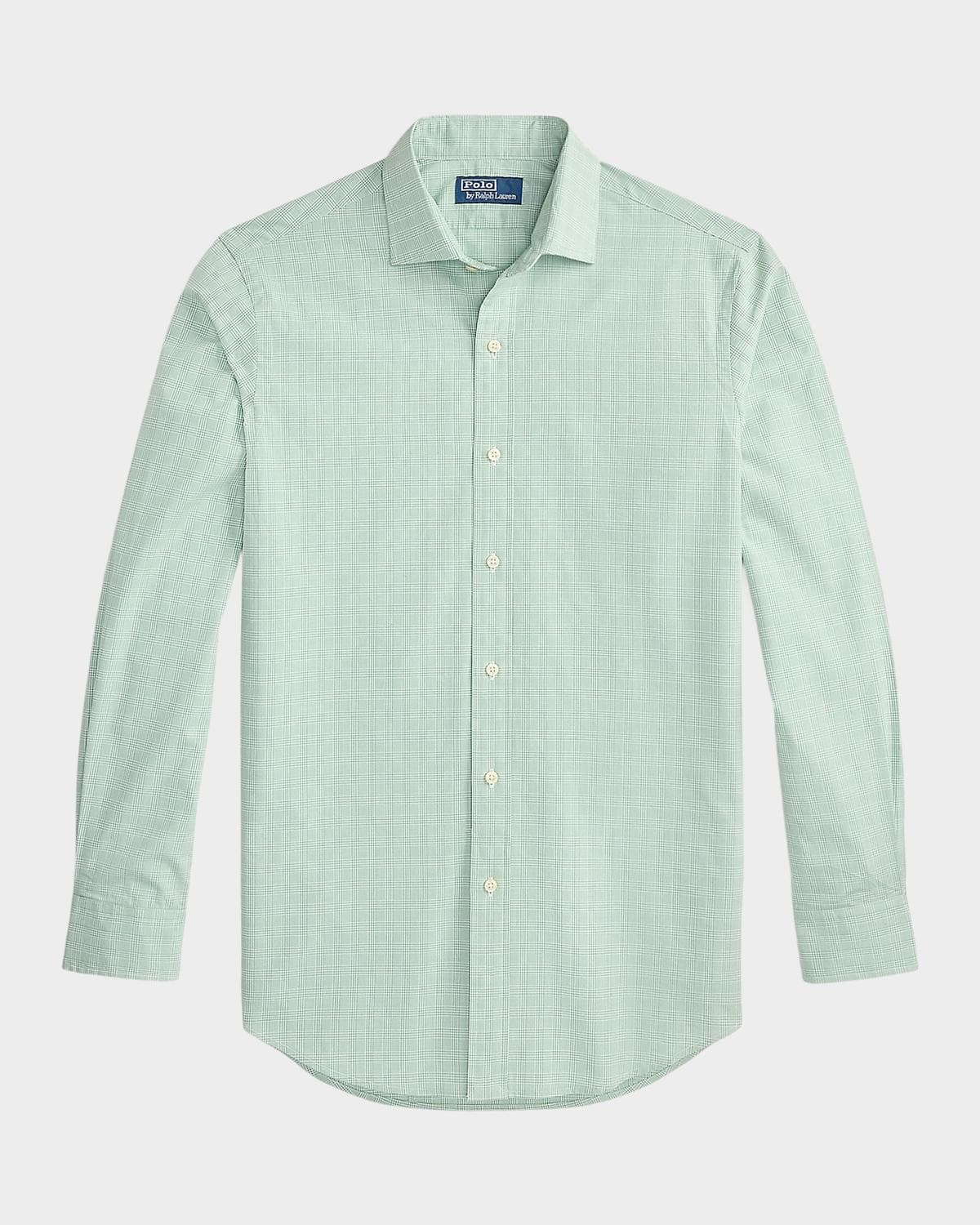 Polo Ralph Lauren Men's Classic Fit Glen Plaid Poplin Sport Shirt