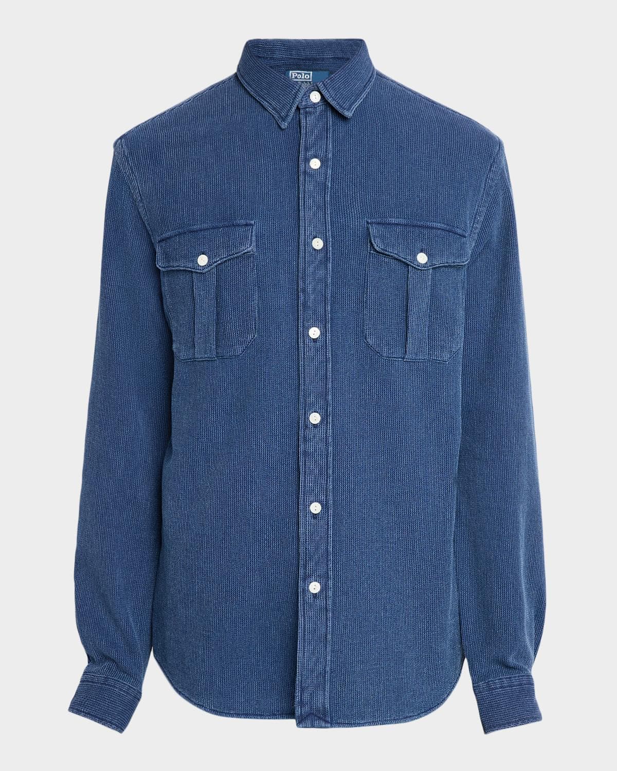 Polo Ralph Lauren Men's Classic Fit Indigo-Dyed Workshirt