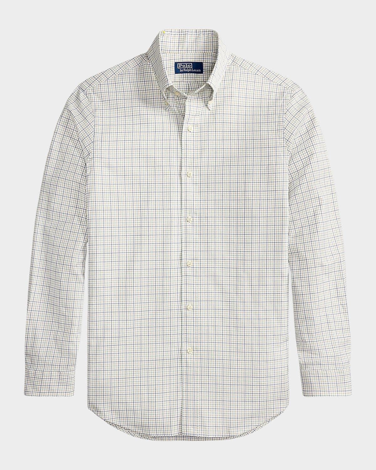 Polo Ralph Lauren Men's Classic Fit Tattersall Twill Sport Shirt